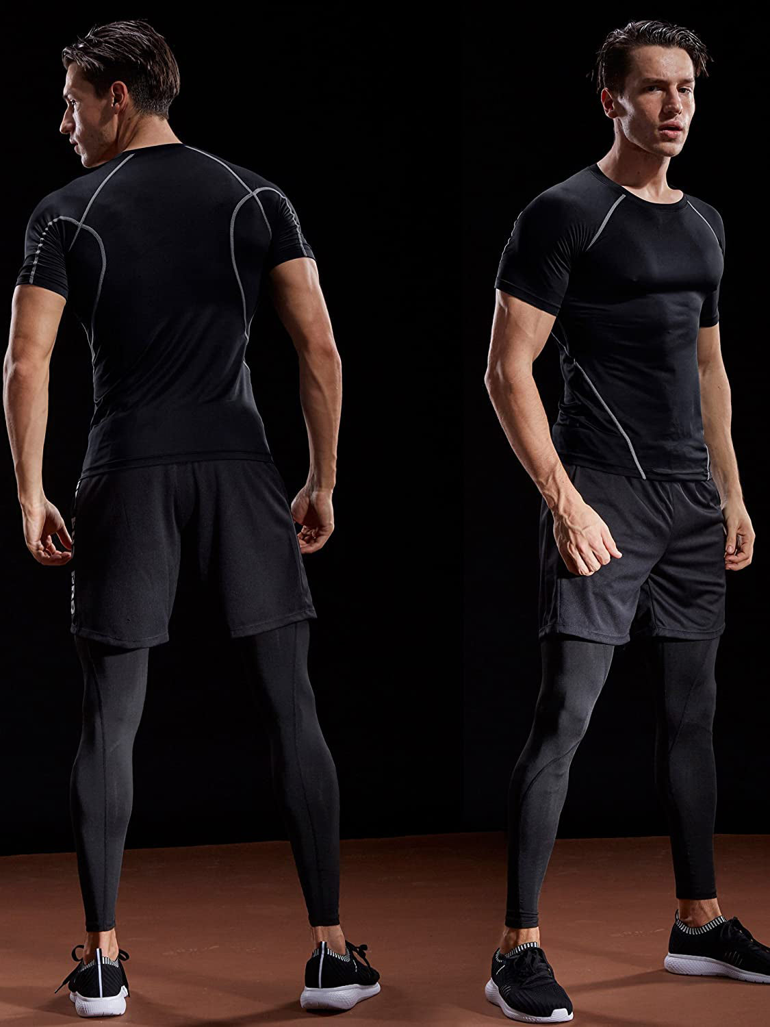 T-shirt de compression 2024 pour hommes Vêtements de sport d'été