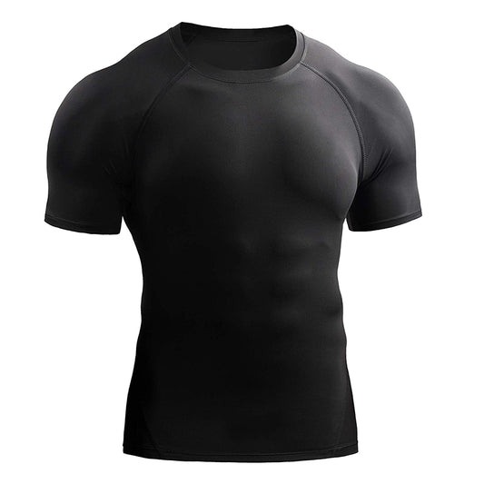 T-shirt de compression 2024 pour hommes Vêtements de sport d'été