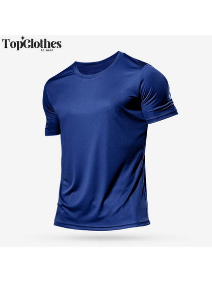 T-shirts de course pour hommes Fitness Compression Gym