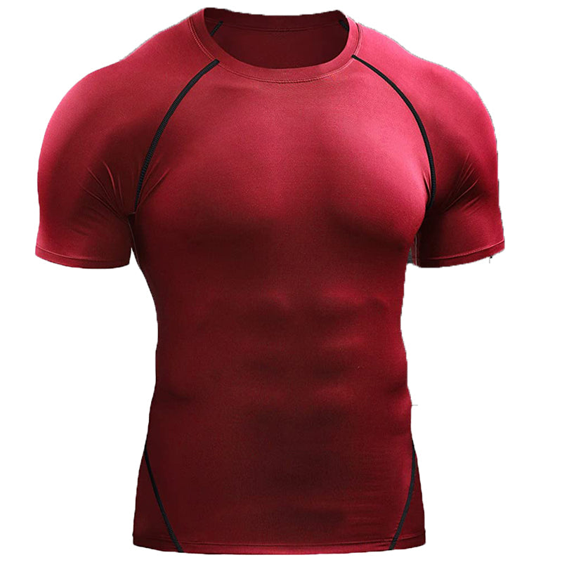 T-shirt de compression 2024 pour hommes Vêtements de sport d'été