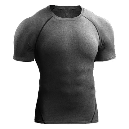 T-shirt de compression 2024 pour hommes Vêtements de sport d'été