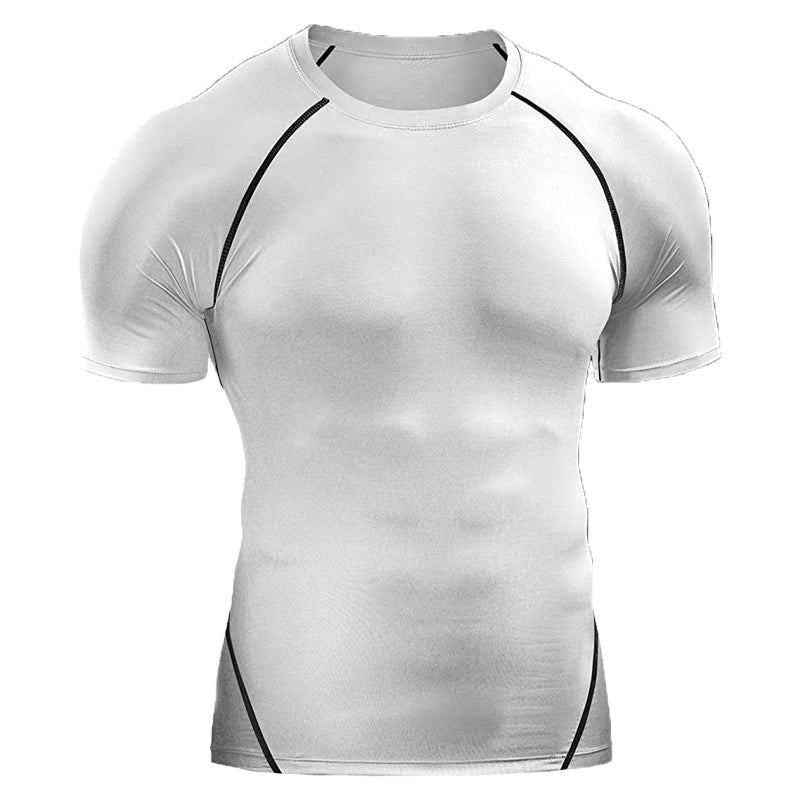 T-shirt de compression 2024 pour hommes Vêtements de sport d'été