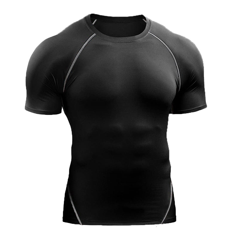 T-shirt de compression 2024 pour hommes Vêtements de sport d'été